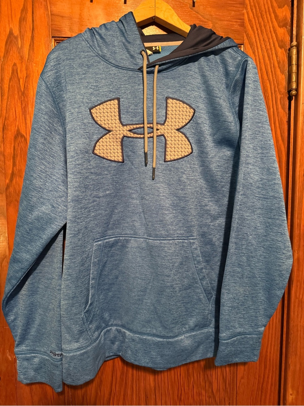 Under Armour Blue Pullover Hoodie with Logo